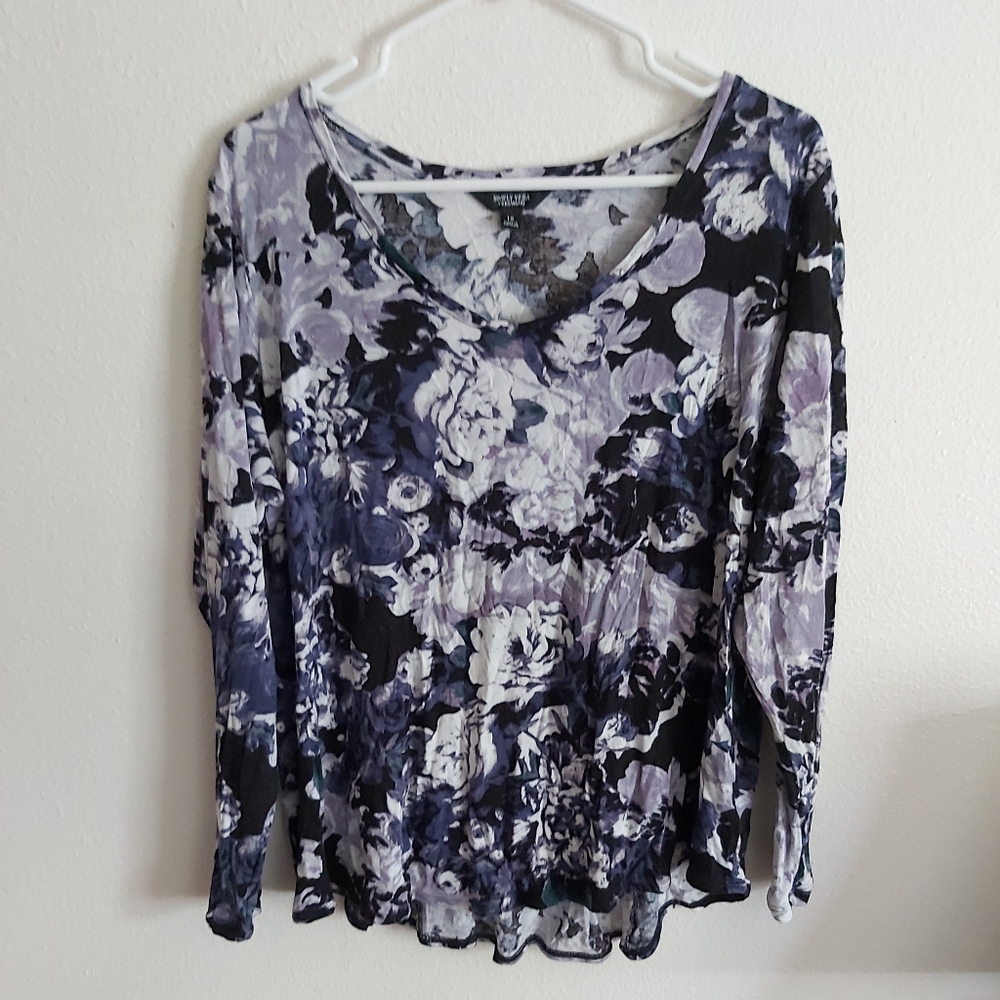 Simply Vera Wang - long sleeve top - size 1x